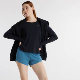New balance drapey jersey long sleeve t-shirt dame