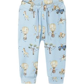 Name It Chambray Blue Melange Dyreprint Bukser
