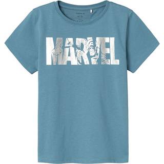 Name It Provincial Blue Marvel T-shirt - Str. 7-8y 122/128cm