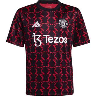 Manchester United Kids opvarmningstrøje - Black / Mufc Red - 176