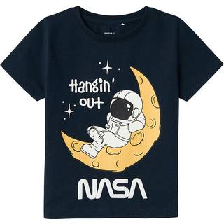 Name It Dark Sapphire Nasa T-shirt - Str. 1.5y 86cm