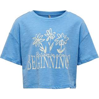 Kids Only Azure Blue/beginnings Top - Str. 7-8y 122/128cm