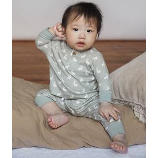 The Little Tailor The Little Tailor Baby 2 Pieces Jersey Bunny Tryk 100% Bomuld gavesæt