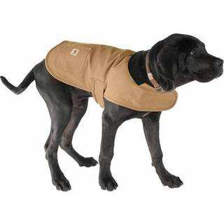 Carhartt Firm Duck Isoleret hund Chore Coat Holdbar vejrbestandig jakke til kolde og blæsende forhold PFAS Free (Carhartt Brown) stor