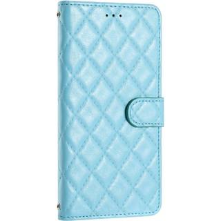 EIDERWOOD Motorola Moto G84 Læder Flip Cover m. Pung & Strop - Rhombus - Blå
