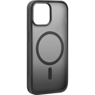 iPhone 15 Puro Gradient Bagside Cover - MagSafe Kompatibel - Gennemsigtig / Sort