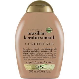 OGX Brazilian Keratin Smooth Udglattende balsam for skinnende og blødt hår 385 ml - 385 ml