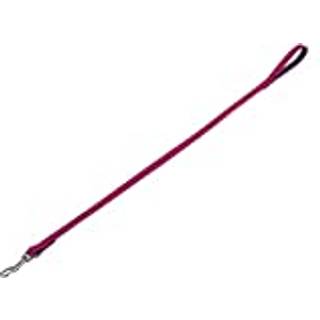 Line VELOURS hundesnor - Kirsebær - L: 100cm - W: 18mm