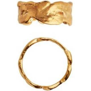 Stine A ring - 4052 Gold Splash Lava guldbelagt