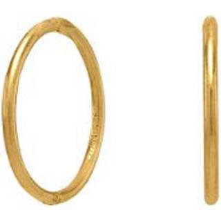 Nordahl - Forgyldte sølv creoler, 12mm - 30108055900