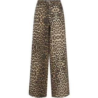 Co'couture Leocc Denim Panel Pant Bukser 31229 16-Khaki (SMALL)