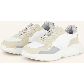 HUGO Herren Sneaker beige,weiß Glattleder