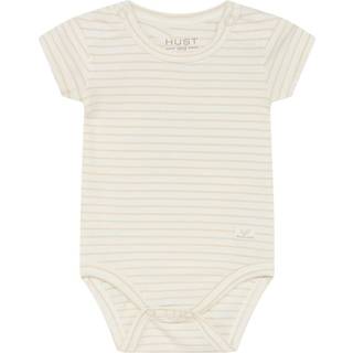 Hust&Claire Barni Stribet Babybody Sand 56 cm  Beige  56 cm  unisex