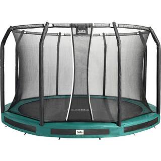 Salta trampolin Premium Ground 366 cm inkl. sikkerhedsnet grøn