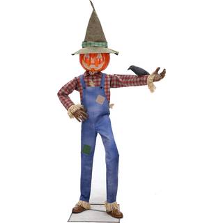 Familienfreundliche Vogelscheuche Halloween Animatronic 180cm