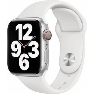 Lippa Apple Watch silikonerem 38/40/41, Hvid