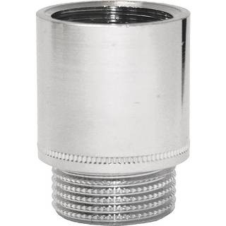 Haneforlænger 1/2" x 30 mm, muffe/nippel, krom