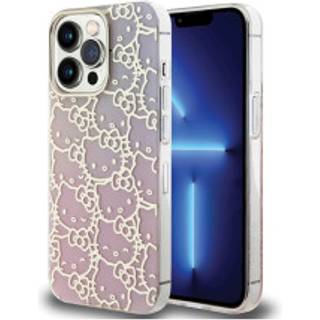 Hello Kitty IML Gradient Electrop Crowd Kitty Cover til iPhone 13 Pro / 13 - pink