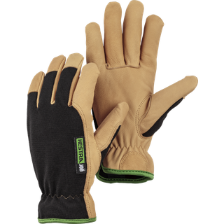 Hestra Job 73010-9 Kobolt Tan Montagehandske Naturfarvet gedeskind, sort/brun 9