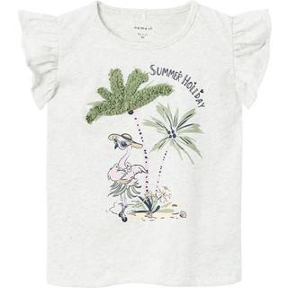 NAME IT T-Shirt Jewels Peyote Melange