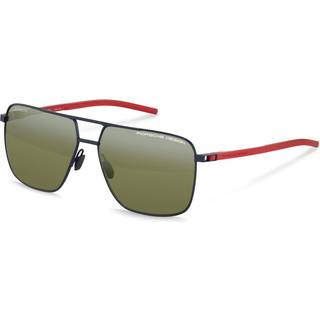 Porsche Design P8963 Polarized B417 61 Solbriller Mænd Black - Red - 61mm