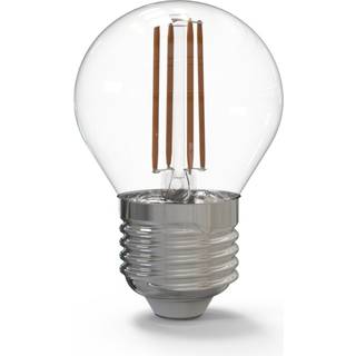 Kulz KLE27G450C E27 5W 450LM LED-pære, klart glas ➞ På lager - klar til levering