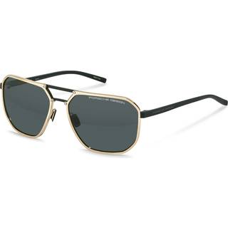 Porsche Design P8971 Polarized B416 61 Solbriller Mænd Guld - Black - 61mm