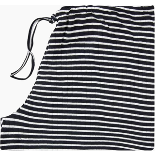 NPS Nova Shorts NPS Stripes - Black/Ecru - Nørgaard på Strøget - Stribet Size 1