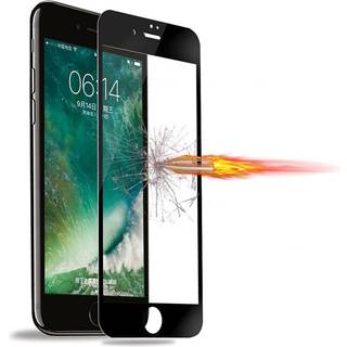SKALO iPhone 7/8 FULL-FIT Hærdet Glas Skærmbeskyttelse - Sort