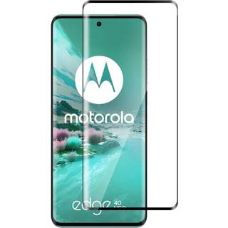 Motorola Edge 40 Neo Full Fit Hærdet Glas - Skærmbeskyttelse - Sort Kant
