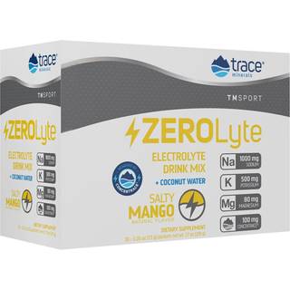Trace Minerals ZEROlyte Electrolyte Drink Mix Salty, Berry Lemonade, 30-pak