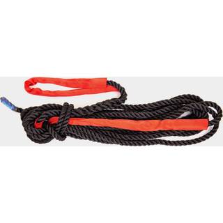Fortøjningsreb med forstærket øje PolyRopes Storm, ekstra elastisk, 3-slået polyester, Ø14 mm, 6 meter, sort
