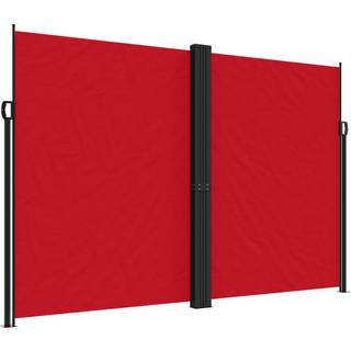 sammenrullelig sidemarkise 220x600 cm rød