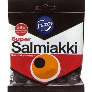 Fazer 2 x Super Salmiakki Vingummi m. Lakrids
