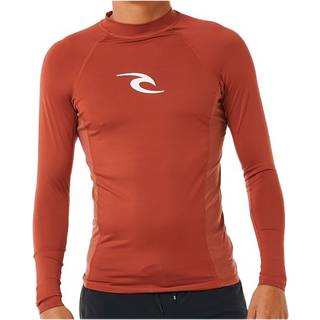 Rip Curl Waves UVP Performance L/S Lycra Herrer størrelse XXL farve rød