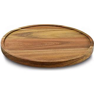 11 """" Acacia Wood Lazy Susan Organizer Kitchen Drejebord til kabinet Pantry Table Organisation