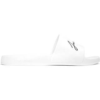 JACK & JONES Herre Gary Moulded Slides Slider Hvid