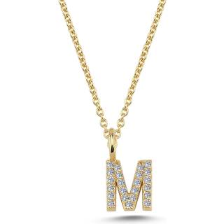 Nuran bogstav vedhæng V2201 (M)