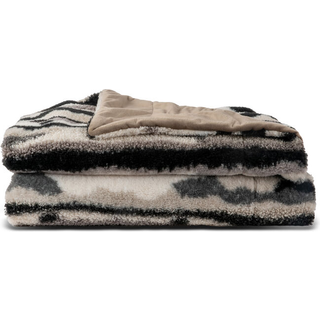 Sagaform Alba plaid 130x170 cm Grå-sort-hvid