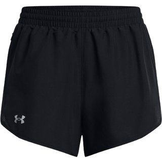 Under Armour Fly-By Women's 3" Shorts Black / Black / Reflective XXL