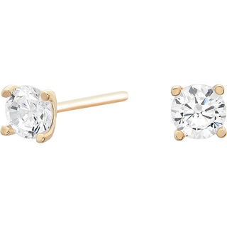 Siersbøl 14kt. guldørestikker i 4 grabber /4mm cubic zirkonia