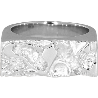 IX Rustic Ring Silver