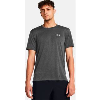 Under Armour Launch Camo Shortsleeve Running Shirt Men - Grey, Size M - grey