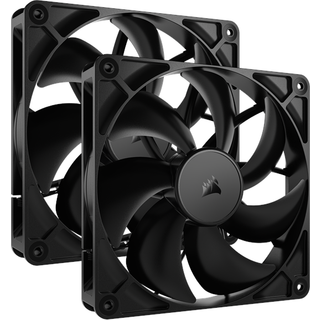 Corsair RS140 Ventilator 2pk (sort)
