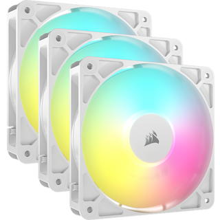 Corsair RS120 ARGB 120mm PWM blæser (3-pakke/hvid)