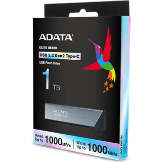ADATA UE800 1TB USB-C 3.2 Gen 2 USB stick Sølv