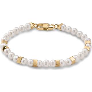 Ocata | Guldfarvet Perle Armbånd