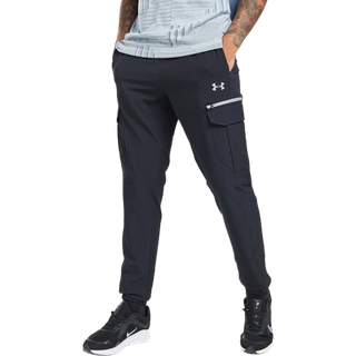 Under Armour Woven Zip Cargobukser, Black - M