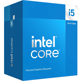 Intel Core i5-14400F Raptor Lake-S CPU - 10 kerner - 2.5 GHz - Intel LGA1700 - Intel Boxed (med køler)