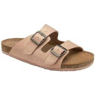 Dunlop Ladies Twin Buckle Footbed MulesEU 36 (UK 3)